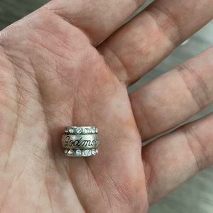 Brighton Godmother Bracelet Charm with clear stones